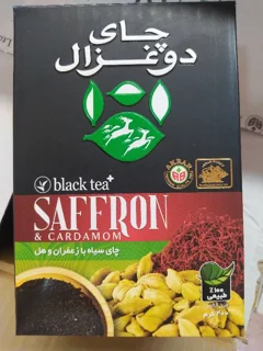 چای دوغزال 500 گرمی هل و زعفران